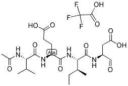 AC-VAL-GLU-ILE-ASP-CHO TFA Struktur