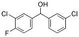 3,3'-DICHLORO-4-FLUOROBENZHYDROL Struktur