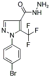 1-(4-BROMOPHENYL)-5-(TRIFLUOROMETHYL)-1H-PYRAZOLE-4-CARBOHYDRAZIDE Struktur