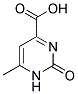 6-METHYL-2-OXO-1,2-DIHYDRO-PYRIMIDINE-4-CARBOXYLIC ACID Struktur