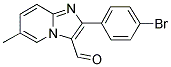 2-(4-BROMO-PHENYL)-6-METHYL-IMIDAZO[1,2-A]-PYRIDINE-3-CARBALDEHYDE Struktur