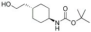TERT-BUTYL TRANS-4-(2-HYDROXYETHYL)CYCLOHEXYLCARBAMATE Structure