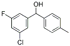 3-CHLORO-5-FLUORO-4'-METHYLBENZHYDROL Struktur