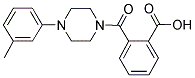 2-([4-(3-METHYLPHENYL)PIPERAZIN-1-YL]CARBONYL)BENZOIC ACID Struktur