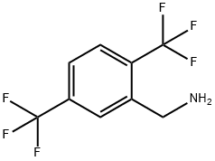 2,5-BIS(TRIFLUOROMETHYL)BENZYL AMINE Struktur