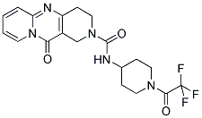 11-OXO-N-[1-(TRIFLUOROACETYL)PIPERIDIN-4-YL]-4,11-DIHYDRO-1H-DIPYRIDO[1,2-A:4',3'-D]PYRIMIDINE-2(3H)-CARBOXAMIDE Struktur