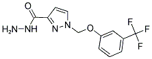 1-(3-TRIFLUOROMETHYL-PHENOXYMETHYL)-1 H-PYRAZOLE-3-CARBOXYLIC ACID HYDRAZIDE Struktur