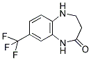 8-TRIFLUOROMETHYL-1,3,4,5-TETRAHYDRO-BENZO[B][1,4]DIAZEPIN-2-ONE Struktur