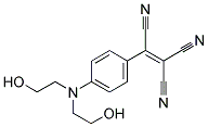 [4-[BIS(2-HYDROXYETHYL)AMINO]PHENYL]-1,1,2-ETHYLENETRICARBONITRILE Struktur