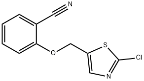 2-[(2-CHLORO-1,3-THIAZOL-5-YL)METHOXY]BENZENECARBONITRILE Struktur