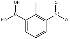 2-METHYL-3-NITROBENZENEBORONIC ACID Structure