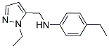 (4-ETHYL-PHENYL)-(2-ETHYL-2 H-PYRAZOL-3-YLMETHYL)-AMINE Struktur