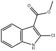 2-CHLORO-1H-INDOLE-3-CARBOXYLIC ACID METHYL ESTER Struktur