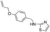 N-(4-(ALLYLOXY)BENZYL)-1,3-THIAZOL-2-AMINE Struktur