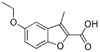 5-ETHOXY-3-METHYL-BENZOFURAN-2-CARBOXYLIC ACID Struktur