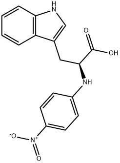 (S)-N-(4-NITRO-PHENYL)-L-TRYPTOPHAN Struktur