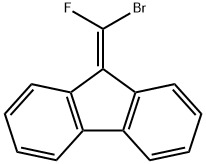 9-[BROMO(FLUORO)METHYLENE]-9H-FLUORENE Struktur