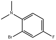 2-BROMO-N,N-DIMETHYL-4-FLUOROANILINE Struktur