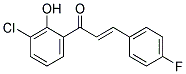 3'-CHLORO-4-FLUORO-2'-HYDROXYCHALCONE Struktur