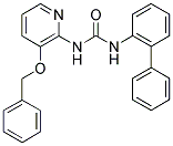 1-(3-(PHENYLMETHOXY)(2-PYRIDYL))-3-(2-PHENYLPHENYL)UREA Struktur