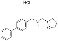 BIPHENYL-4-YLMETHYL-(TETRAHYDRO-FURAN-2-YLMETHYL)-AMINE HYDROCHLORIDE Struktur