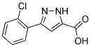 5-(2-CHLORO-PHENYL)-2 H-PYRAZOLE-3-CARBOXYLIC ACID Struktur