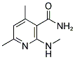 4,6-DIMETHYL-2-METHYLAMINO-NICOTINAMIDE Struktur