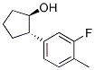 TRANS-2-(3-FLUORO-4-METHYLPHENYL)CYCLOPENTANOL Struktur