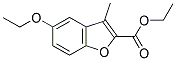 5-ETHOXY-3-METHYL-BENZOFURAN-2-CARBOXYLIC ACID ETHYL ESTER Struktur