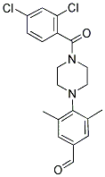 4-[4-(2,4-DICHLOROBENZOYL)PIPERAZIN-1-YL]-3,5-DIMETHYLBENZALDEHYDE Struktur