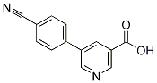 5-(4-CYANOPHENYL)NICOTINIC ACID Struktur