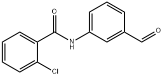 2-CHLORO-N-(3-FORMYL-PHENYL)-BENZAMIDE Struktur