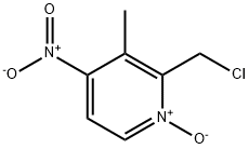 2-(CHLOROMETHYL)-3-METHYL-4-NITROPYRIDINE 1-OXIDE Struktur