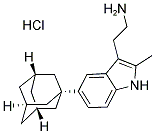 2-[5-(1-ADAMANTYL)-2-METHYL-1H-INDOL-3-YL]ETHYLAMINE HYDROCHLORIDE Struktur