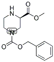 (R)-PIPERAZINE-1,3-DICARBOXYLIC ACID 1-BENZYL ESTER 3-METHYL ESTER Struktur