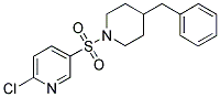 5-(4-BENZYL-PIPERIDINE-1-SULFONYL)-2-CHLORO-PYRIDINE Struktur