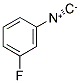 3-FLUOROPHENYLISOCYANIDE Struktur