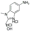 (5-AMINO-1-METHYL-1 H-BENZOIMIDAZOL-2-YL)-METHANOL DIHYDROCHLORIDE Struktur