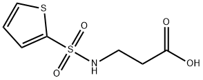 3-[(THIEN-2-YLSULFONYL)AMINO]PROPANOIC ACID Struktur