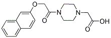 (4-[(2-NAPHTHYLOXY)ACETYL]PIPERAZIN-1-YL)ACETIC ACID Struktur