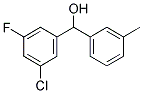 3-CHLORO-5-FLUORO-3'-METHYLBENZHYDROL Struktur