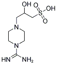 3-(4-CARBAMIMIDOYL-PIPERAZIN-1-YL)-2-HYDROXY-PROPANE-1-SULFONIC ACID Struktur