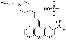 TRANS-(E)-FLUPENTIXOL METHANETHIOSULFONATE Struktur