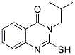 3-ISOBUTYL-2-MERCAPTO-3H-QUINAZOLIN-4-ONE Struktur