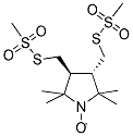 TRANS-3,4-BIS(METHYLMETHANETHIOSULFONYL)-2,2,5,5-TETRAMETHYLPYRROLIDIN-1-YLOXYL RADICAL Struktur