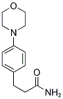 3-(4-MORPHOLINOPHENYL)PROPIONAMIDE Struktur