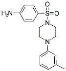 4-([4-(3-METHYLPHENYL)PIPERAZIN-1-YL]SULFONYL)ANILINE Struktur