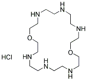 1,13-DIOXA-4,7,10,16,19,22-HEXAAZA-CYCLOTETRACOSANE HYDROCHLORIDE Struktur