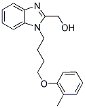 (1-[4-(2-METHYLPHENOXY)BUTYL]-1H-BENZIMIDAZOL-2-YL)METHANOL Struktur