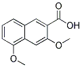 3,5-DIMETHOXY-2-NAPHTHOIC ACID Struktur